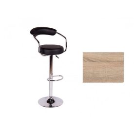 Bárasztal két székkel Sonoma tölgy fekete T7716-2-4395