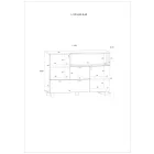 Veg-901 komód 120 cm