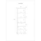 Veg-720 fa könyvespolc