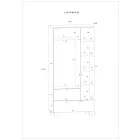 Veg-501 polcos ruhásszekrény