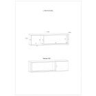 Veg-609 ajtós fali szekrény