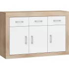 Ver-914 fehér magasfényű komód