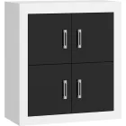 Ver-916 fekete fehér komód