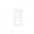 Ver-808 könyvespolc sonoma tölgy