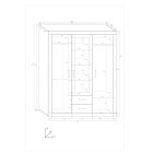 Vik-512 tükrös gardróbszekrény