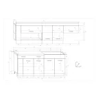 Viz-406 konyhabútor szett