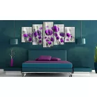 Akrilüveg kép - Meadow: Purple Poppies [Glass]