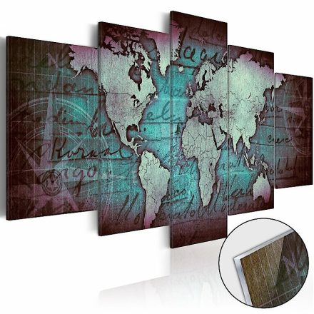 Akrilüveg kép - Acrylic prints – Bronze map II