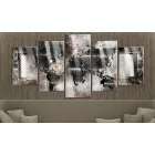 Akrilüveg kép - Graphite Map [Glass]