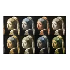 Fotótapéta - Lány gyöngy fülbevalóval (Pop art) 2