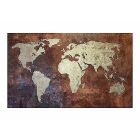 Fotótapéta - Világtérkép vasszínű háttérrel