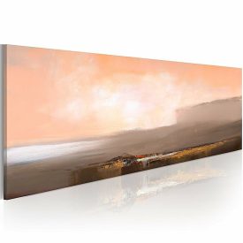 Kézzel festett kép - Között rózsaszín és szürke