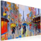 Kézzel festett kép - Rainy Paris