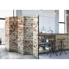 Paraván - Kopott téglafal 2