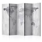 Paraván - Fakó világtérkép