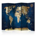 Paraván - Sötétbe borult világtérkép