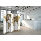 Paraván - Kihült világ térkép