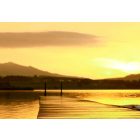 Kép - Naplemente a stégről