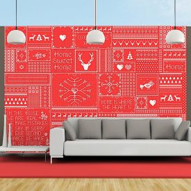 Fotótapéta - Piros hatás