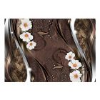 Fotótapéta - Csokiöntet virágokkal