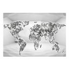 Fotótapéta - Világtérkép gyémántból