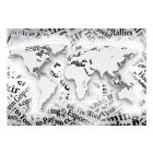 Fotótapéta - Világtérkép újság mintával