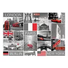 Fotótapéta - London, Párizs, Berlin, New York