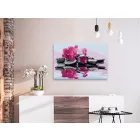 Kifestő - Orchidea kövekkel