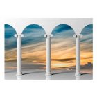 Fotótapéta - Naplemente a teraszról