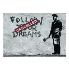 Fotótapéta - Álmok törölve (Banksy)