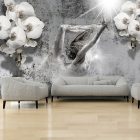 Fotótapéta - Nő orchideákkal