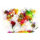 Fotótapéta - Színes festékpacás világtérkép