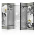 Paraván - Ezüst absztrakt 1