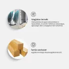 Paraván - Ezüst absztrakt 1