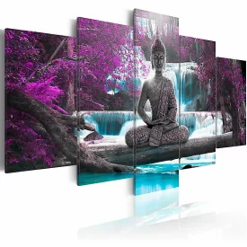 Kép - Buddha vízeséssel 1