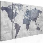 Kép - Beton világtérkép