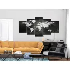 Kép - Sötét világtérkép