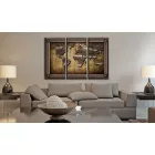 Kép - Keretezett világtérkép 3