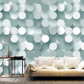 Geometrikus tapéta - Arany háló 2