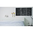 Kép - Világtérkép feketén - fehéren 8