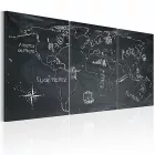 Kép - Világtérkép feketén - fehéren 12