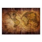 Fotótapéta - Föld térkép régi stílusban