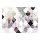 Fotótapéta - Rózsaszín rombuszos sakktábla