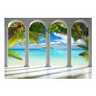 Fotótapéta - Tenger oszlopok mögött