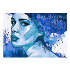 Fotótapéta - Kék hölgy