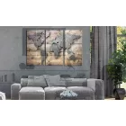 Kép - Szürke föld térkép deszka mintán