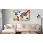 Kép - Városi stílusú színes világtérkép