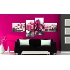 Kép - Piros orchideák (4 darabban)