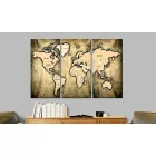 Kép - Homokszínű világtérkép