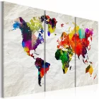 Kép - Színes világtérkép 2